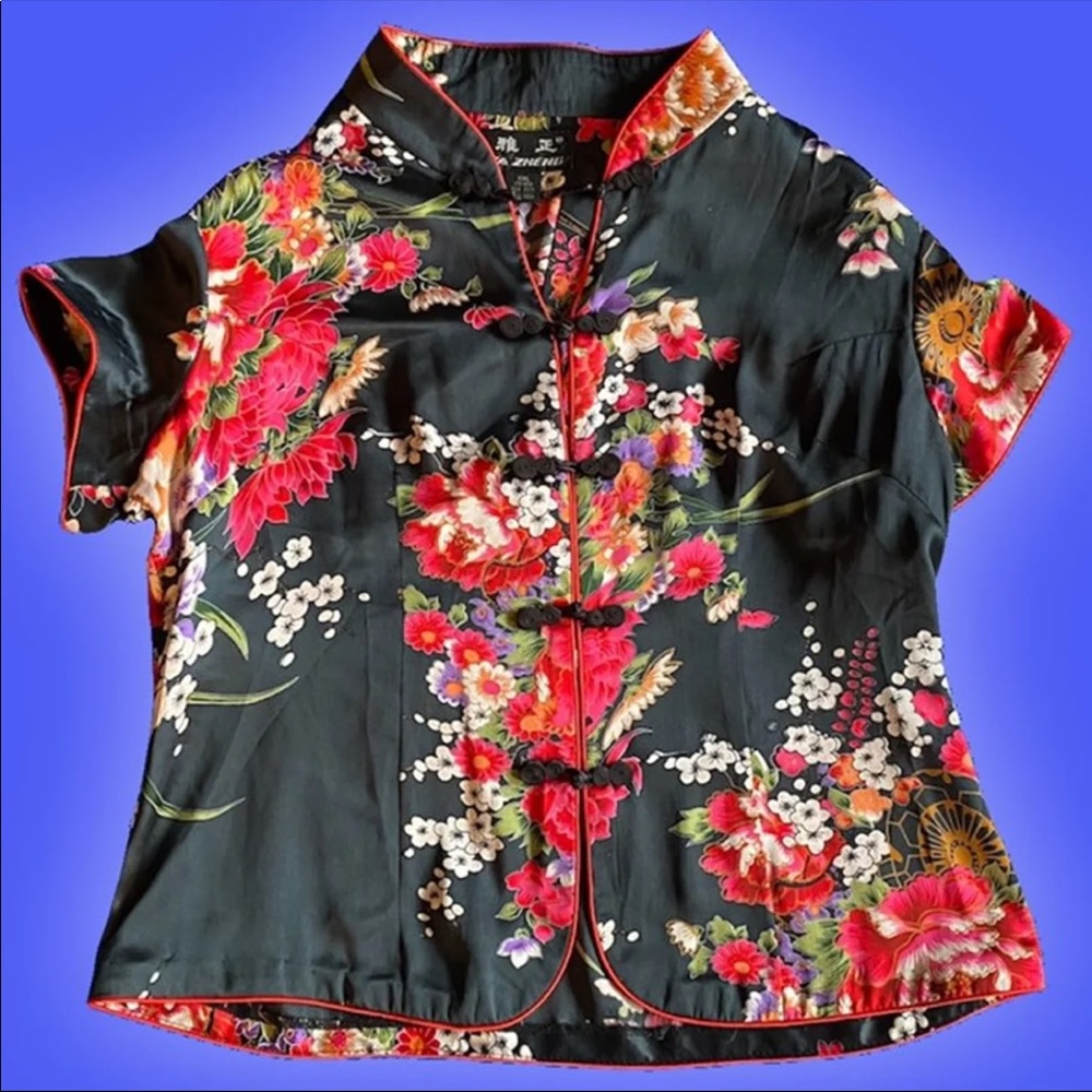 Ya Zheng 100% Silk Coats | Beautiful Asian Coat Size XXL